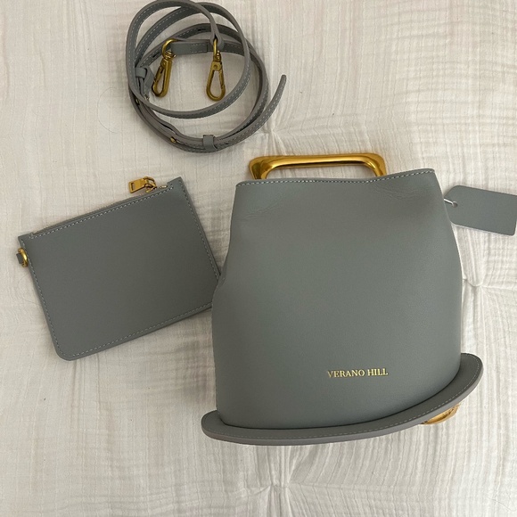Verona Hill Vienna Hand Bag / Cross Body in Gray - Picture 2 of 3